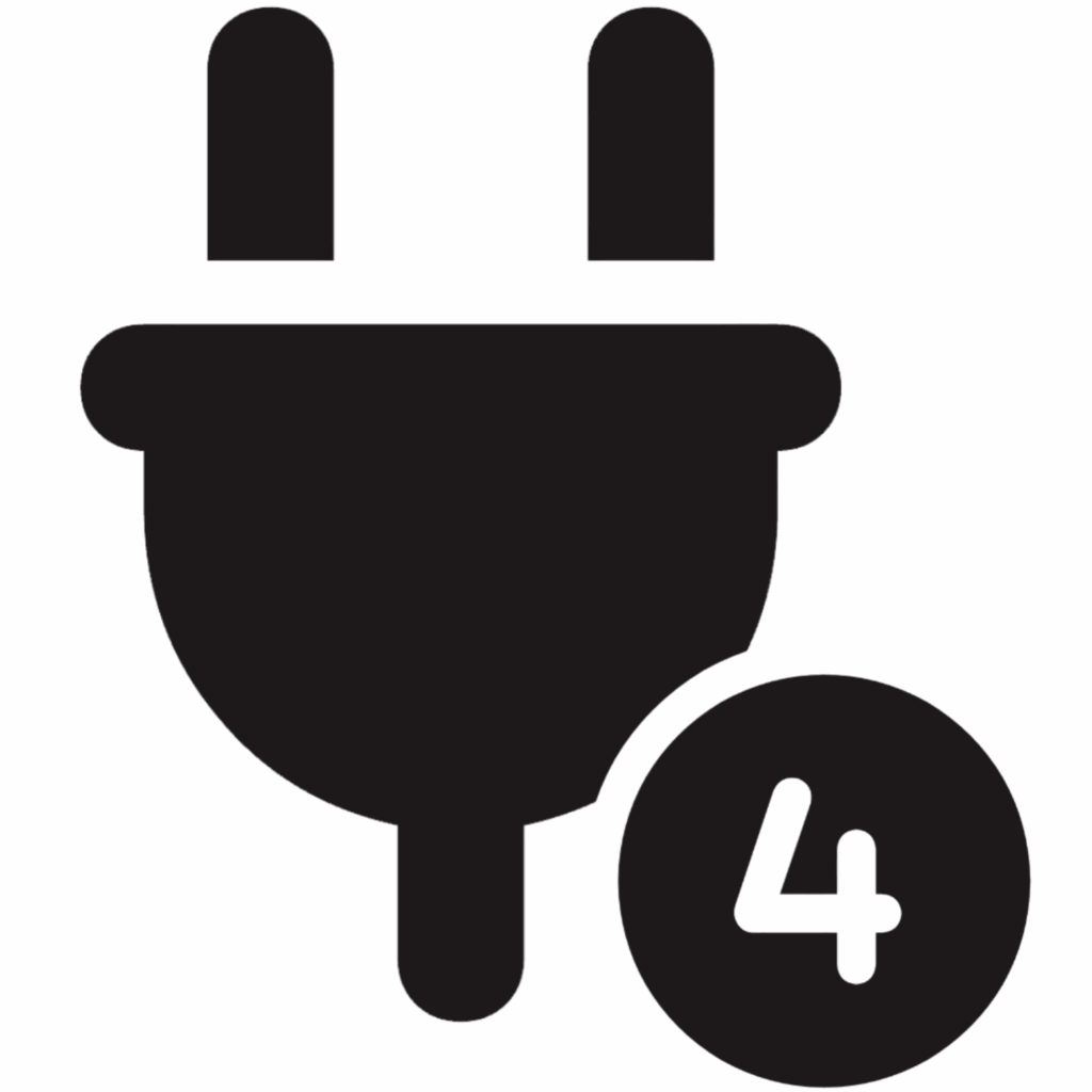 Pictogramme prise de courant pour le véloport